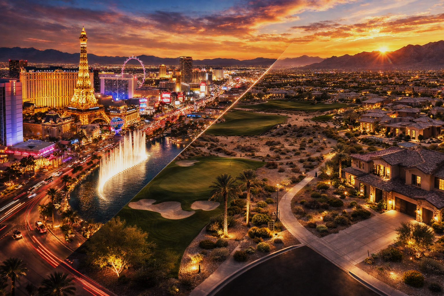 Las Vegas skyline at twilight for relocation guide